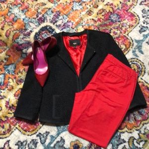 🎈Willi Smith Classic Red Ankle Trouser